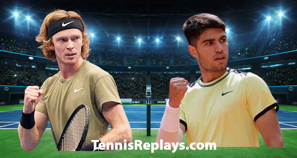 Andrey Rublev vs Carlos Alcaraz Full Match Replay ATP Madrid Open 1 May 2024