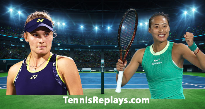 Dayana Yastremska vs Zheng Qinwen Full Match Replay Australian Open Semi-final 25 Jan 2024