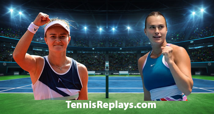 Barbora Krejcikova vs Aryna Sabalenka Full Match Replay Australian Open Quarter final 23 Jan 2024