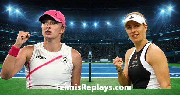 Iga Swiatek vs Angelique Kerber Full Match Replay WTA 1000 Rome 13 May 2024